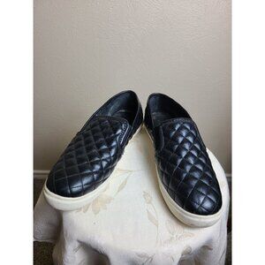 Madden Girl Womens Shoes Slip On Sneakers Black Size 9.5 C029